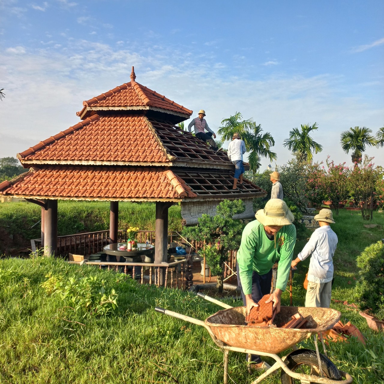 Thi công nhà gỗ đẹp Long An
