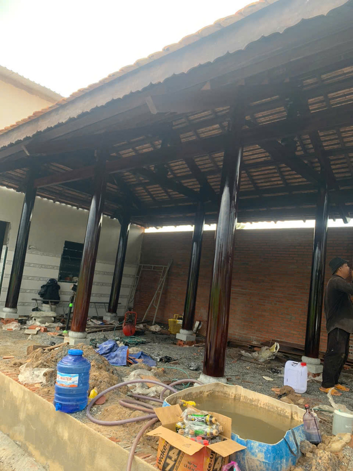 thi công nhà gỗ 5 gian tại Tây Ninh