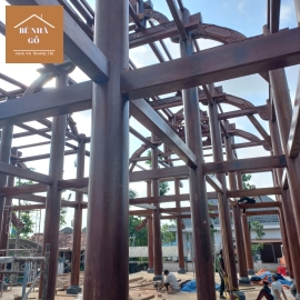 Tìm đâu địa chỉ thi công nhà gỗ 5 gian Trảng Bàng uy tín?