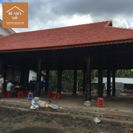 Thi công nhà gỗ truyền thống Tây Ninh đẹp, giá tốt