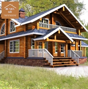 ĐƠN VỊ THIẾT KẾ, THI CÔNG NHÀ GỖ XINH 