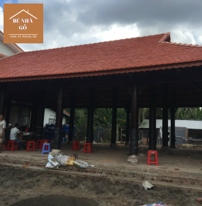 Thi công nhà gỗ truyền thống Tây Ninh đẹp, giá tốt