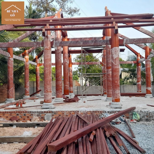 Thi Công Nhà Gỗ Tại Đồng Nai- Bé Nhà Gỗ