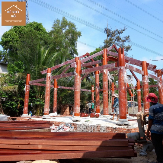 Thi Công Nhà Gỗ Tại Đồng Nai- Bé Nhà Gỗ