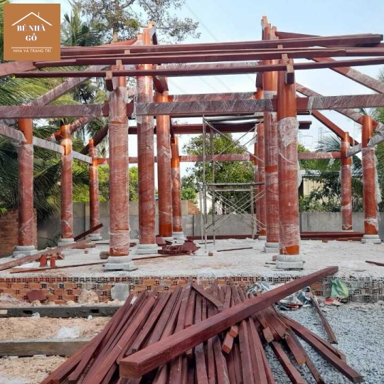 Dịch vụ thiết kế nhà ba gian 16 cột uy tín, chuyên nghiệp