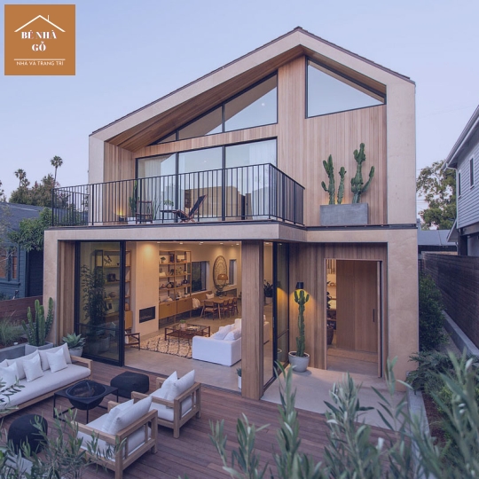 ĐƠN VỊ THIẾT KẾ, THI CÔNG NHÀ GỖ XINH 