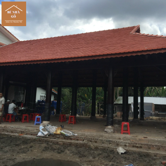Thi công nhà gỗ truyền thống Tây Ninh đẹp, giá tốt